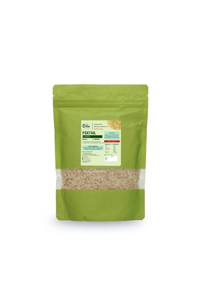 The Esha Foods Foxtail Millet Poha Flakes (Thinai/Kangani), 500Gram | Healthy Breakfast Cereal | Diabetic