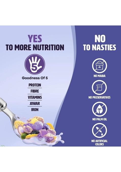 Purie Muesli 200G | High Protein & Fibre | Wholegrain Healthy Breakfast Cereal | No Added Sugar & Preservatives | Non-Gmo | Quick & Natural Breakfast Option (Pack Of 1)