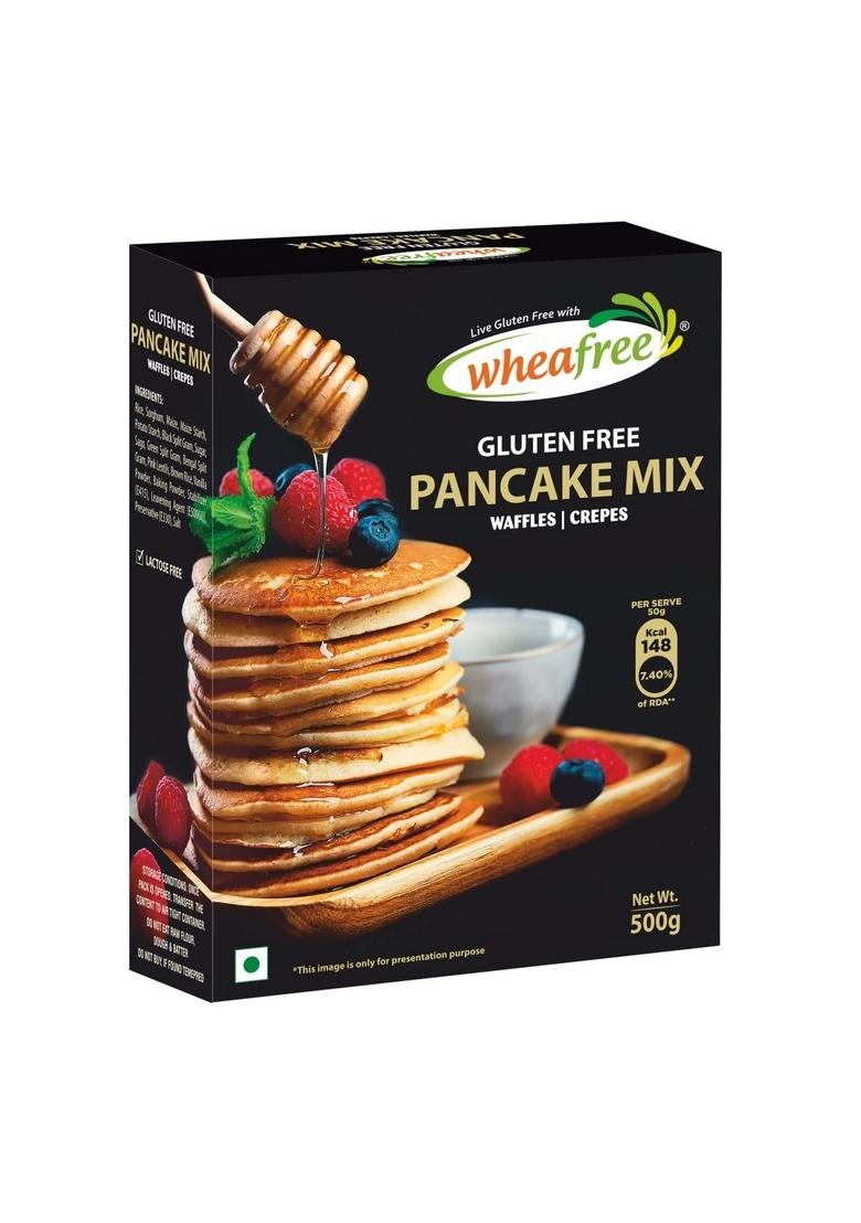 Wheafree Gluten Free Pancake Mix (500Gm) And Porridge (Dalia) (500Gm) Combo Pack | Certified Gluten Free | Tasty And Healthy