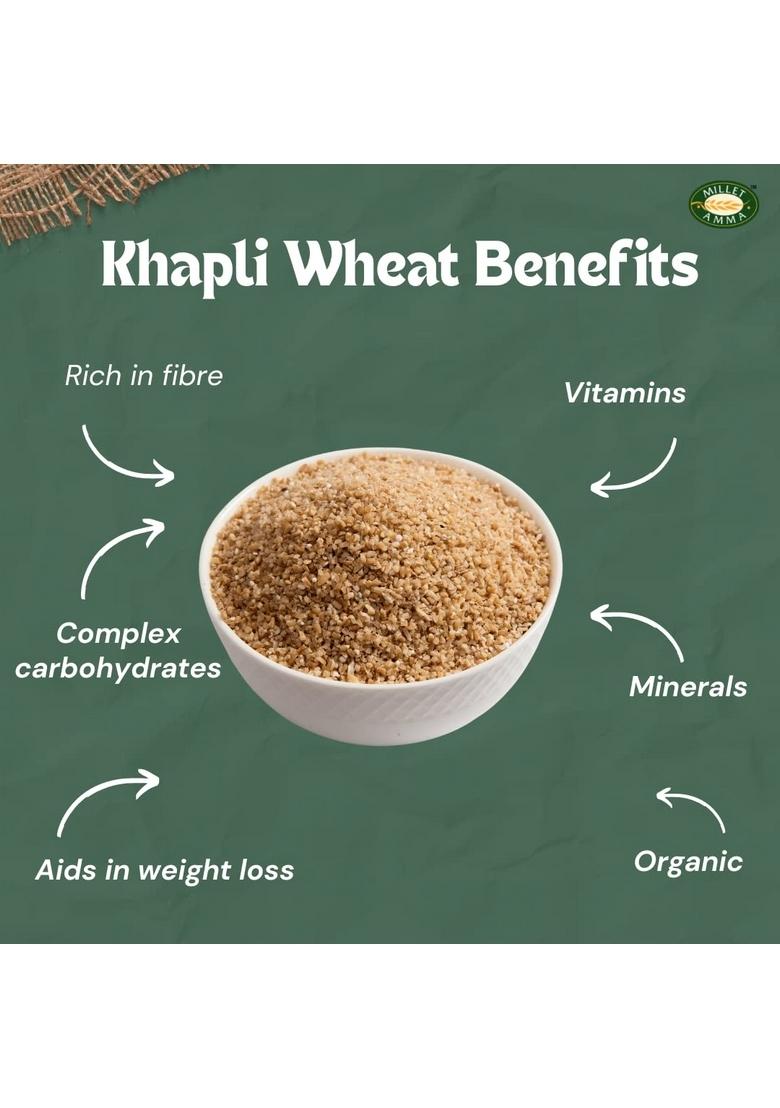 Millet Amma Organic Khapli Wheat Dalia