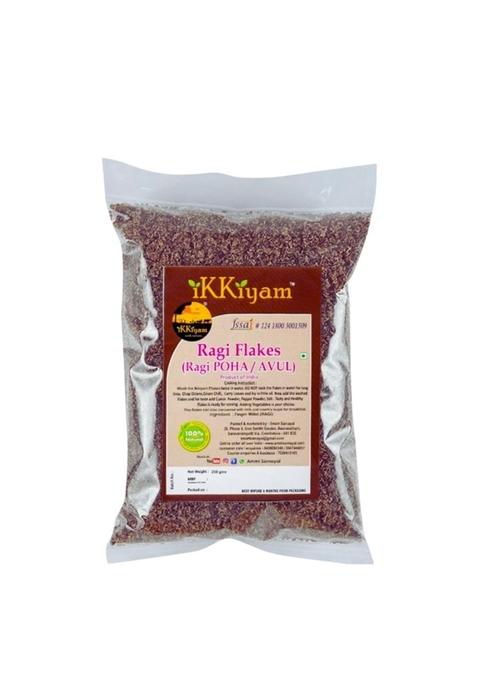 Ikkiyam Ragi Flakes (Avul) Whole Grain Finger Millet | Fresh Poha | Breakfast Millet Pohe Loaded With Calcium & Nutrients | Unflavoured Gluten Free | Ragi Alternative To Oats | 1 Kg Pack