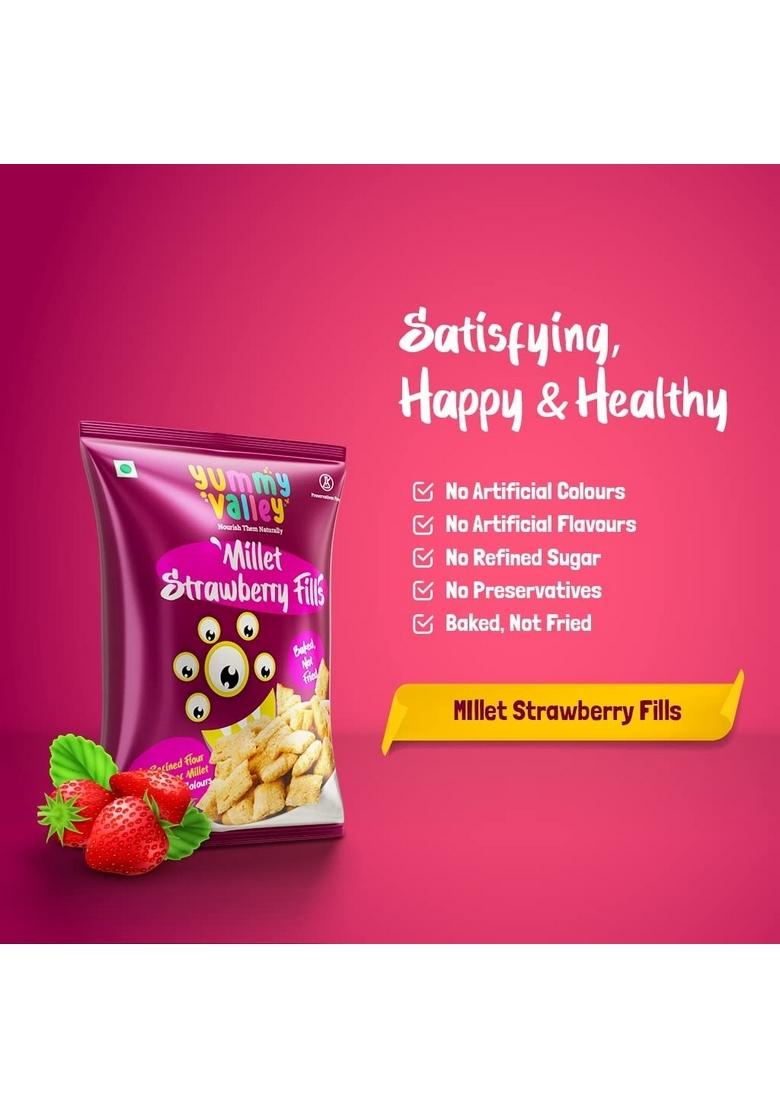 Yummy Valley Millet Strawberry Fills