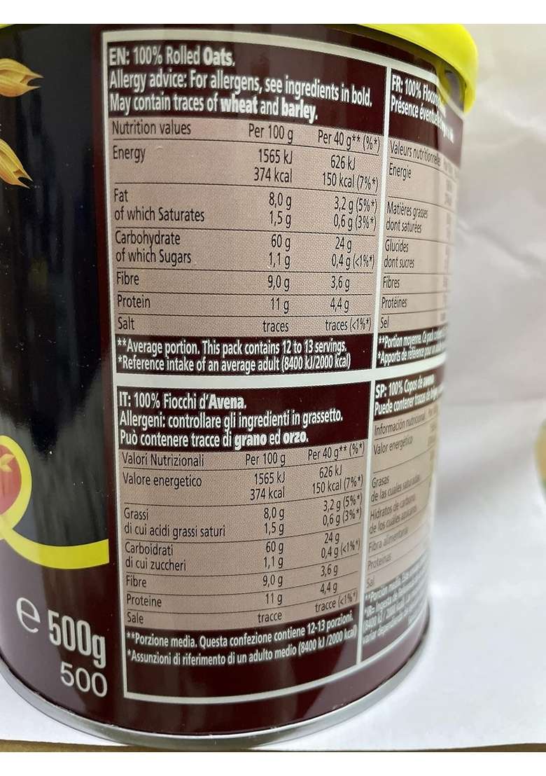 Quaker Oats, 500Gm - Indya