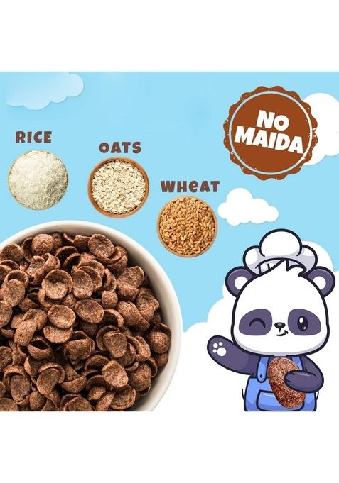 Unifit Multigrain Choco Bites Breakfast Cereals For Kids Rich In Protein Cereal Oats Instant & Crunchy Ready To Eat With Goodness Of Wheat, Rice & Oats Grain -375G