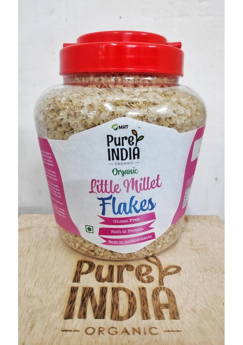 Pure India -Little Millet Flakes Organic 400 Gm, A Healthy Breakfast Option,
