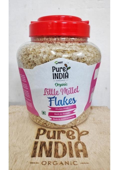 Pure India -Little Millet Flakes Organic 400 Gm, A Healthy Breakfast Option,
