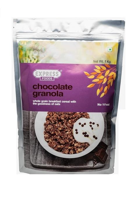 Express Foods Chocolate Granola Breakfast Cereal, 1Kg