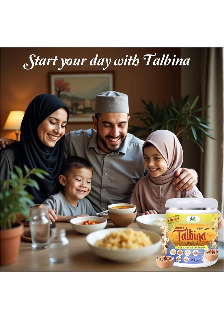 Talbina | 250G | Nutritious Barley-Based Islamic Food | Rich In Fiber, Protein & Essential Nutrients | Ideal Breakfast For Kids & Adults