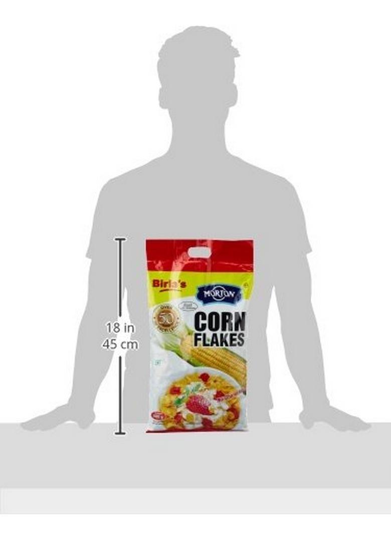 Birla Morton Cornflakes | Crunchy Breakfast Cereal With Premium Golden Corn | High In Iron & Fibre | No Cholesterol | 500G (Pack Of 2)