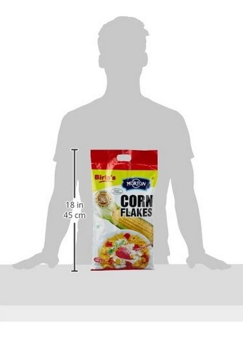 Birla Morton Cornflakes | Crunchy Breakfast Cereal With Premium Golden Corn | High In Iron & Fibre | No Cholesterol | 500G (Pack Of 2)