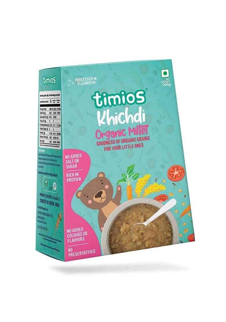 Timios Organic Millet Khichdi Porridge| Healthy And Nutritious| 200G