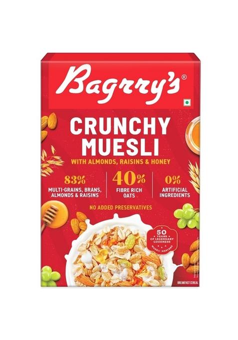 Bagrry'S Crunchy Muesli With Almonds, Raisins & Honey 500 Gms Box