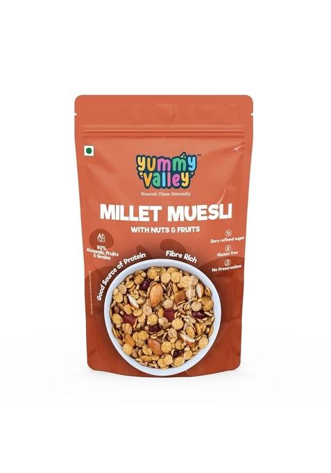 Yummy Valley - Millet Muesli Mix With Nuts & Fruits | Healthy & All Natural Muesli Mix (Moq 1)