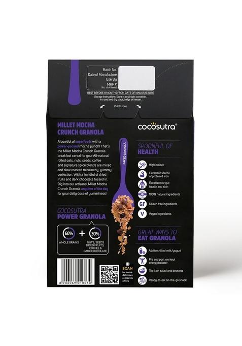Cocosutra Millet Mocha Crunch Breakfast Granola