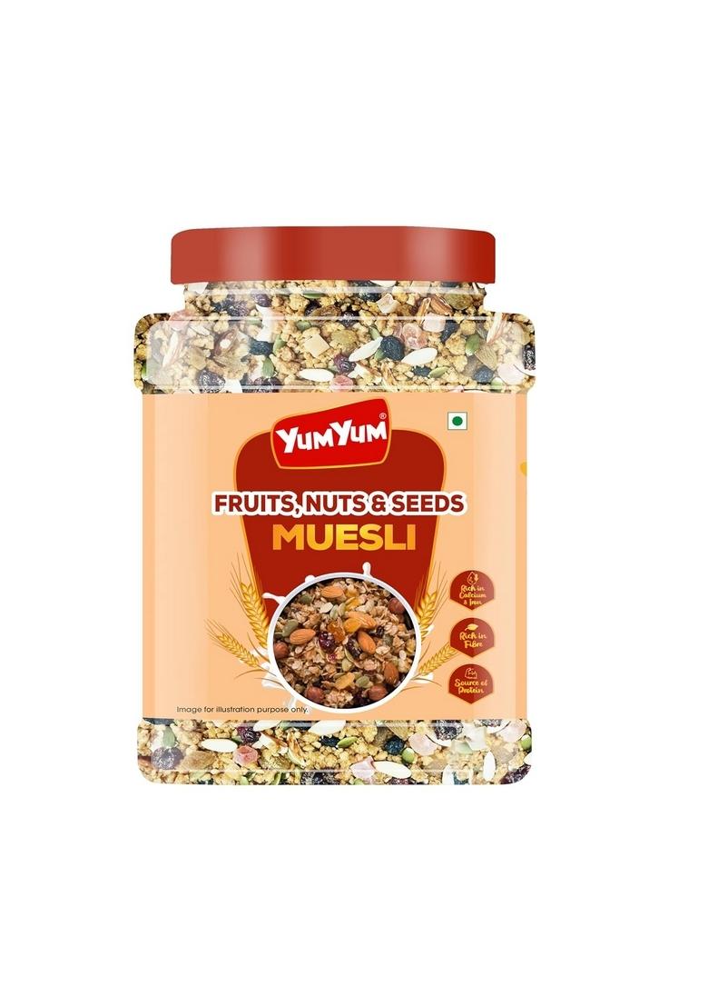 Yum Yum Crunchy Muesli: 41% Fruits, Nuts & Seeds