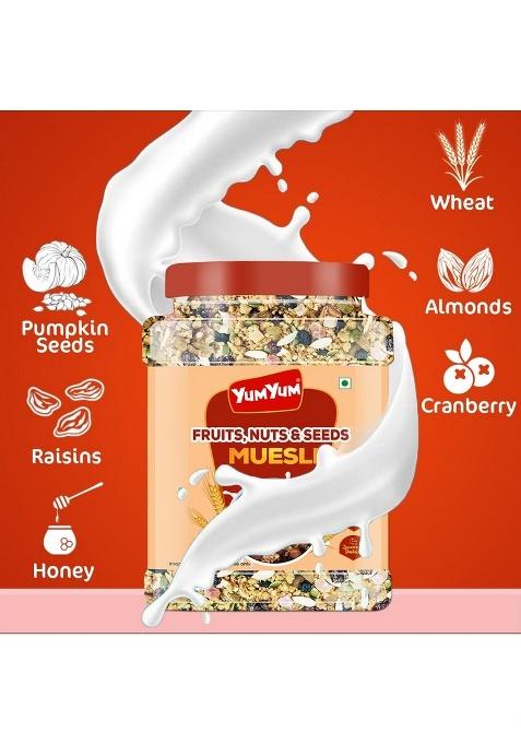 Yum Yum Crunchy Muesli: 41% Fruits, Nuts & Seeds