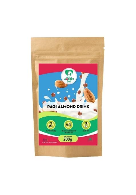 Little Moppet Foods Ragi Almond Drink Mix - 200G