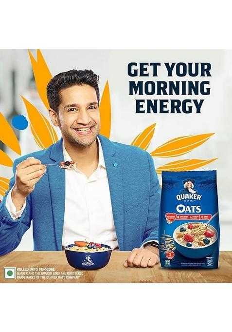 Quaker Oats| Rolled Oats| Natural Wholegrain| Nutritious Breakfast Cereals| Dalia Porridge| 1 Kg