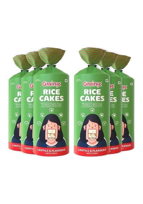 Grainic Rice Cakes, Assorted Saver Pack Of 6I All Natural And Gluten - Free (6 X 135 G) (820 G (Pack Of 6))…