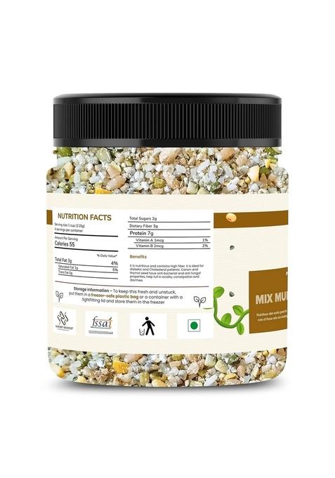 Hungry Harvest Organic & Pure Mix Multigrain Dalia| Multigrain Daliya| Healthy Grains | Healthy And Tasty Cereal For Breakfast | Diet Food For Weight Loss| (300 Grams (Pack Of 1 Of 300 Grams))