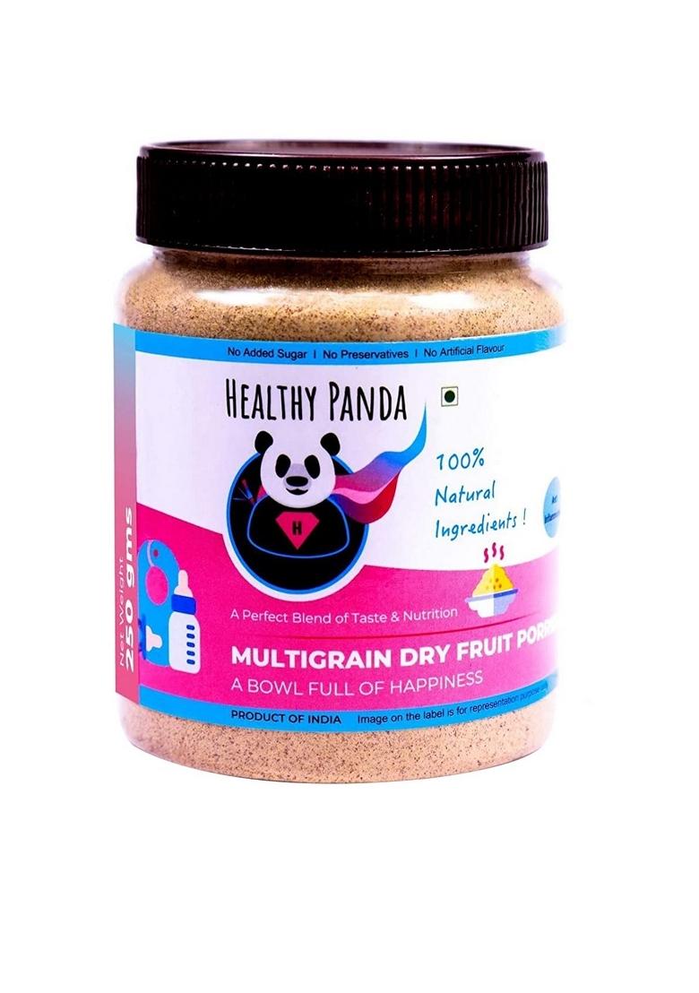 Healthy Panda Assorted/Combo Pack Of Organic Sprouted Ragi/Natural Finger Millet Dryfruit Porridge & Multigrain Dryfruit Porridge