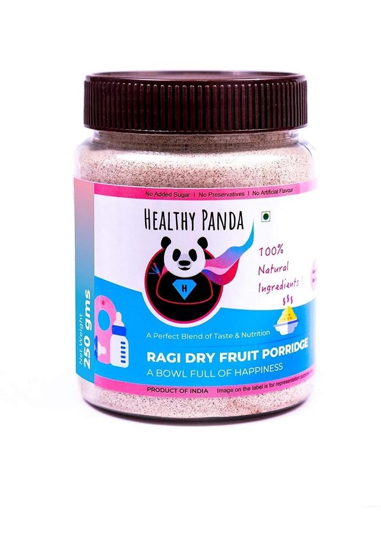 Healthy Panda Assorted/Combo Pack Of Organic Sprouted Ragi/Natural Finger Millet Dryfruit Porridge & Multigrain Dryfruit Porridge