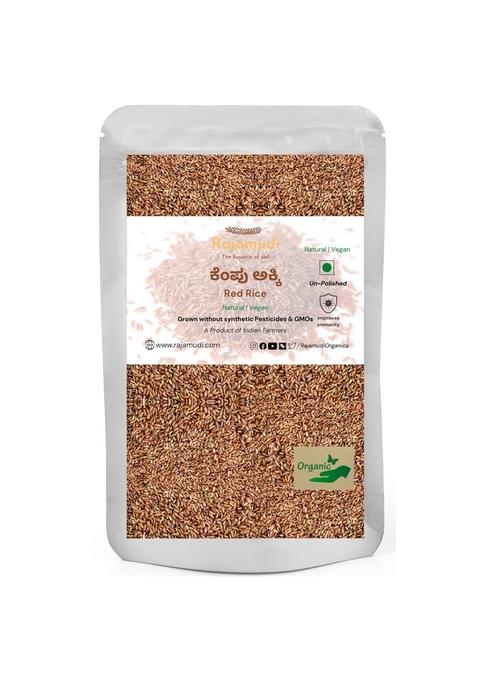 Rajamudi Organics Kerala Red Rice [Un-Polished] | Palakkad Matta Rice | Organic Red Rice, Moq 5 Kg
