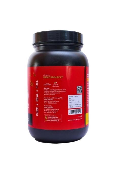 Indicannaco Plant-Based Hemp Protein Meal Powder (2Kg, Unflavored)