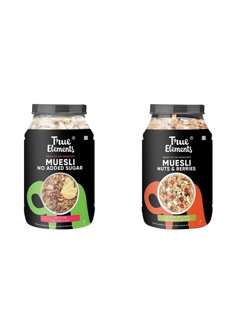 True Elements Muesli No Added Sugar 1Kg