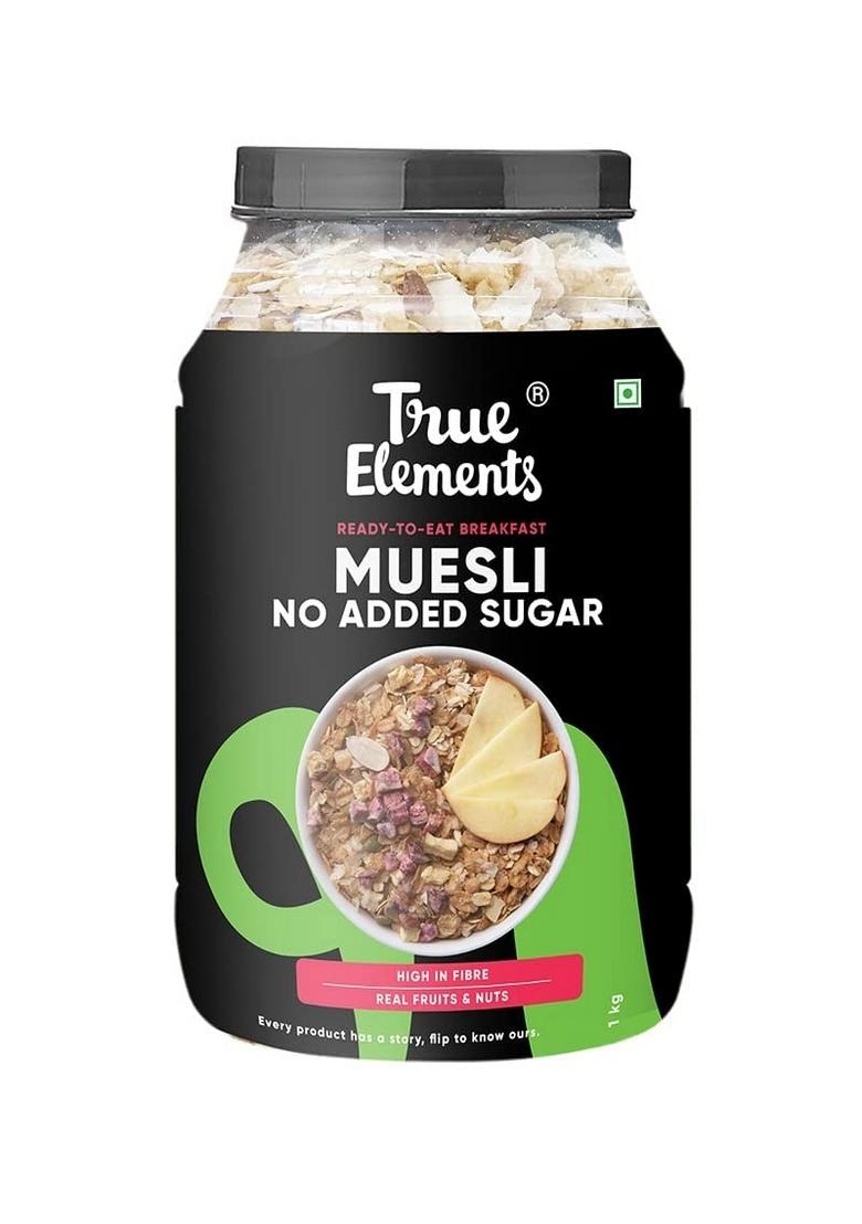 True Elements Muesli No Added Sugar 1Kg
