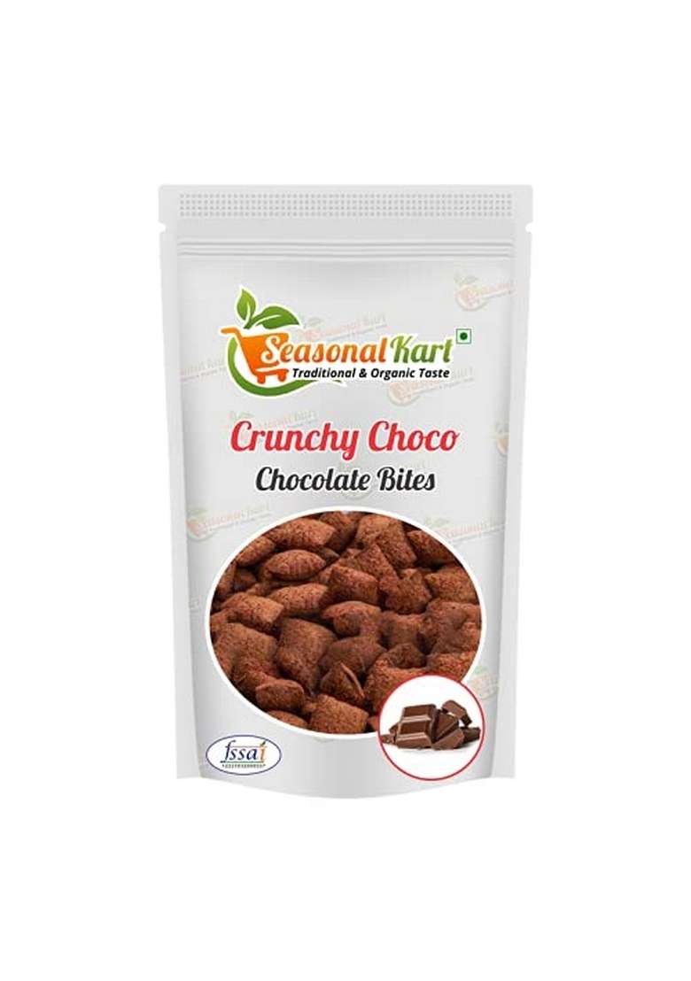 Seasonalkart Combo Pack Of Breakfast Cereal Strawberry Bites And Choco Bites Zero Cholesterol (200 Gram Each Total Weight 400 Grams) - Indya