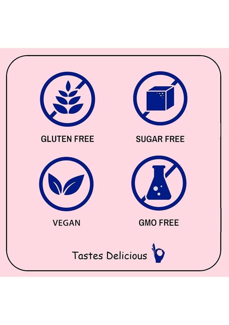 Gowhey Keto Granola, Dark Chocolate Strawberry Crunch | Low Carb | High Protein Breakfast| Healthy Snacks, 250Gm