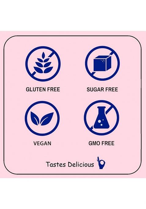 Gowhey Keto Granola, Dark Chocolate Strawberry Crunch | Low Carb | High Protein Breakfast| Healthy Snacks, 250Gm