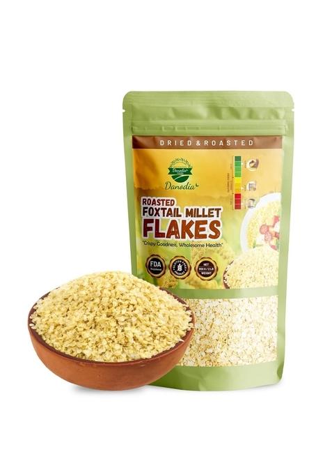 Danodia Foods Foxtail Millet Flakes 950G | 100% Natural Gluten-Free, Non-Gmo, Unpolished | High Fibre & Protein | Ideal For Healthy Breakfast Cereal | No Preservative