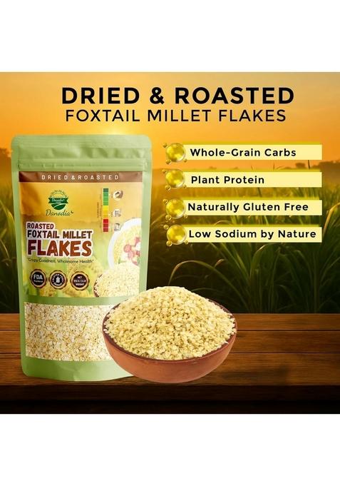 Danodia Foods Foxtail Millet Flakes 950G | 100% Natural Gluten-Free, Non-Gmo, Unpolished | High Fibre & Protein | Ideal For Healthy Breakfast Cereal | No Preservative