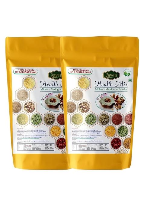 Laven Health Mix Pack Of 2 500Gr (1 Kg), Millets