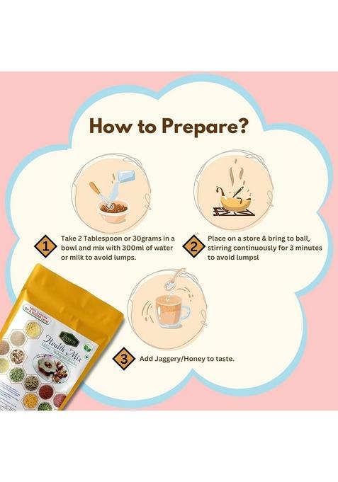 Laven Health Mix Pack Of 2 500Gr (1 Kg), Millets