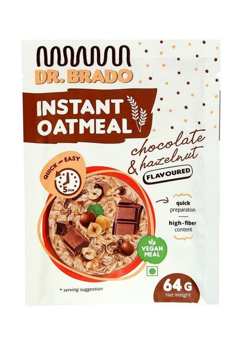 Frubert High Fibre Whole Oatmeal With Chia And Real Fruits, Made With Rolled Oats, Cereal For Breakfast, Diet Food For Weight Loss || Pack Of 4 || Multi-Flavoured