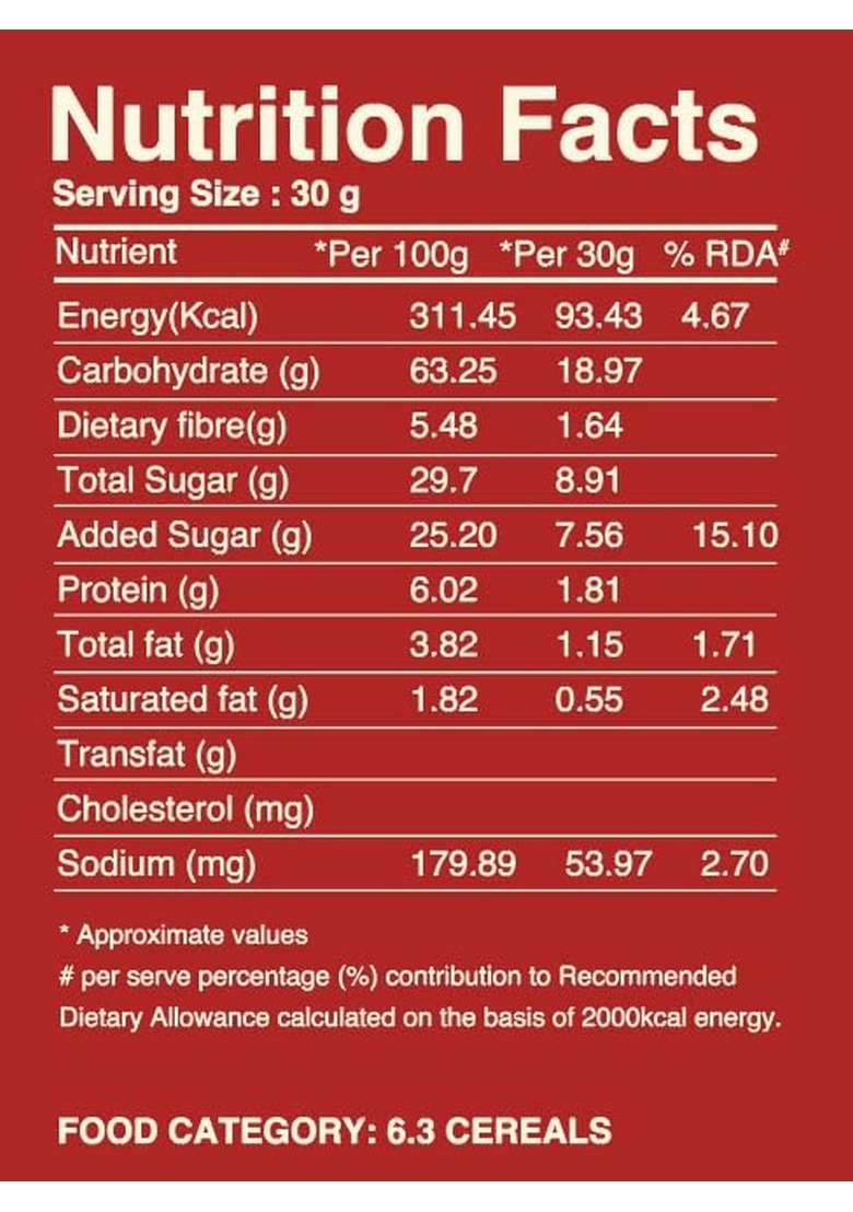 Millet Bank Stars And Moons Strawberry Delight | No Maida Refined Sugar Added Colours Preservatives Wholesome Breakfast 1 X 400G - Indya