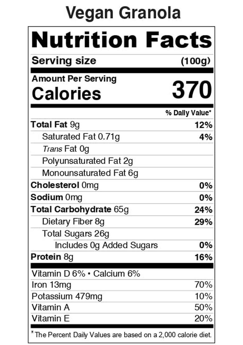 The Huda Bar Handmade Healthy Gourmet Foods, Breakfast, Snacks Almond Rye Granola (Vegan) 250Gms