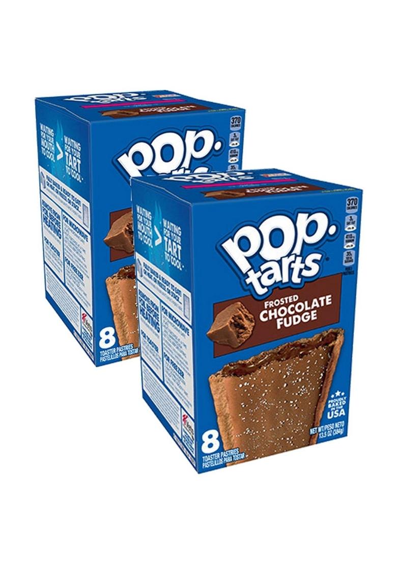Pop Tarts Frosted Chocolate Fudge Pack Of 2 Pouch, 2 X 416 G
