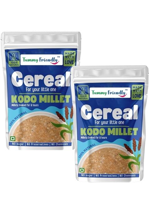 Tummyfriendly Foods Kodo Millet Cereal For Baby Toddler Kids 2 Year Old | Baby Food For 2+ Year Old | Maximum Nutrition From Real Food. Available In Trial Baby Packs Too. 200G, (100G Each Pack)