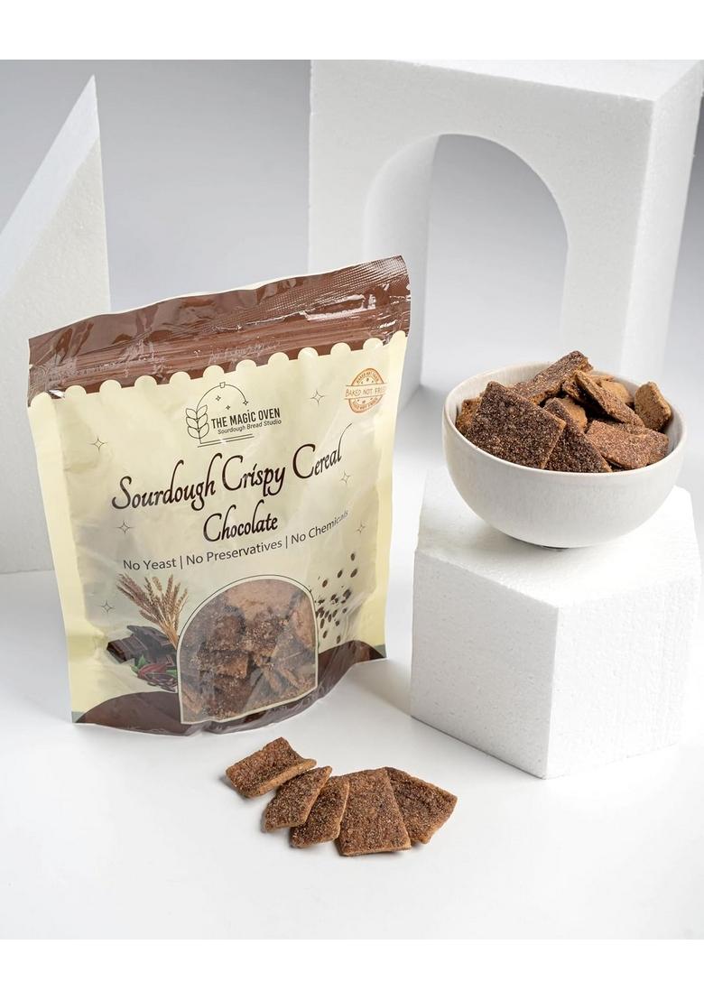 The Magic Oven Sourdough Chocolate Crispy Cereal | Healthy Breakfast Cereal With Chocolate Flavor