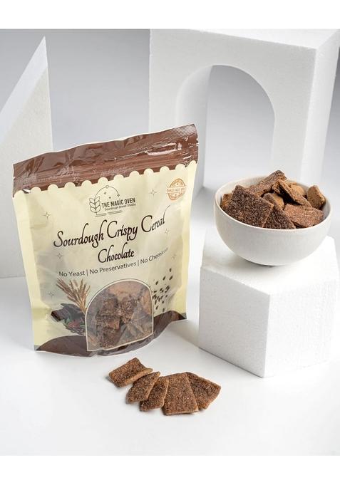 The Magic Oven Sourdough Chocolate Crispy Cereal | Healthy Breakfast Cereal With Chocolate Flavor