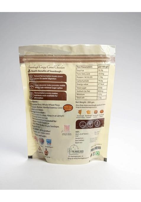 The Magic Oven Sourdough Chocolate Crispy Cereal | Healthy Breakfast Cereal With Chocolate Flavor