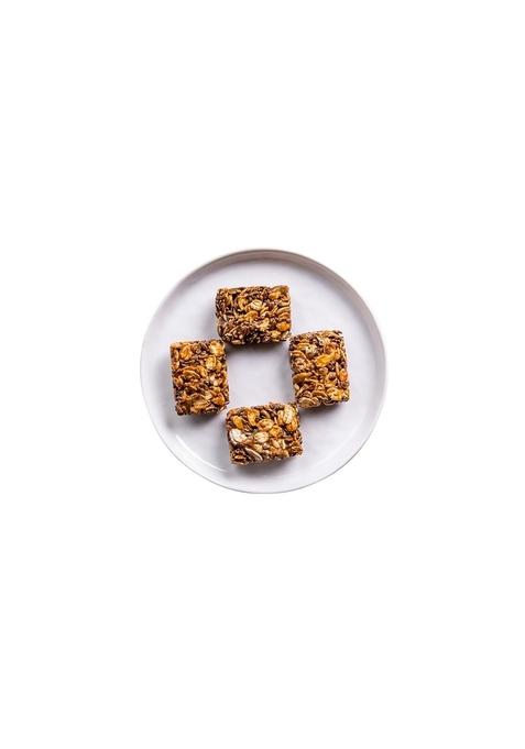 Fourthirty Granola Crunch | Tasty Healthy Snacks | Gluten-Free Snacks | Made With Jaggery | Vegan | Sugar-Free | No Preservatives | 2 X 150 G | Pack Of 2