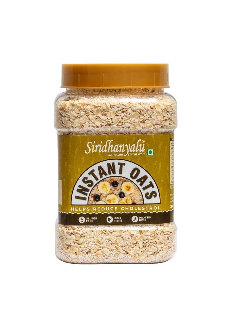 Siridhanyalu Natural Instant Oats | High Fibre, Gluten Free, No Preservatives, Vegan (Pack Of 2, 450Gm Each)