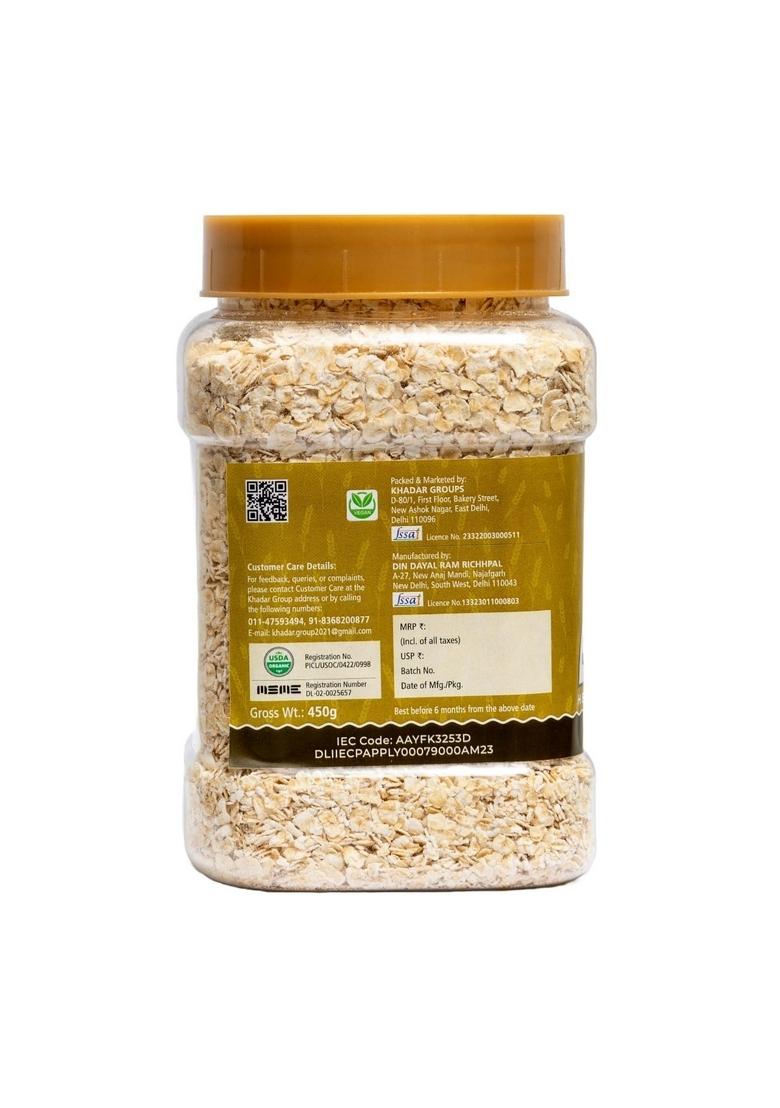 Siridhanyalu Natural Instant Oats | High Fibre, Gluten Free, No Preservatives, Vegan (Pack Of 2, 450Gm Each)