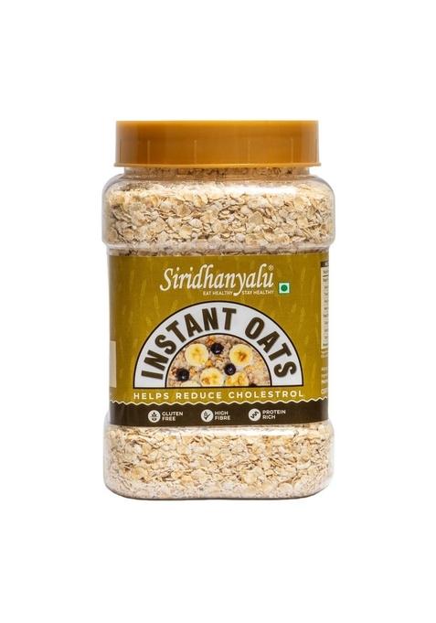 Siridhanyalu Natural Instant Oats | High Fibre, Gluten Free, No Preservatives, Vegan (Pack Of 2, 450Gm Each)