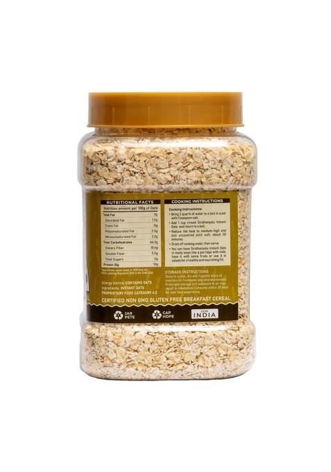 Siridhanyalu Natural Instant Oats | High Fibre, Gluten Free, No Preservatives, Vegan (Pack Of 2, 450Gm Each)